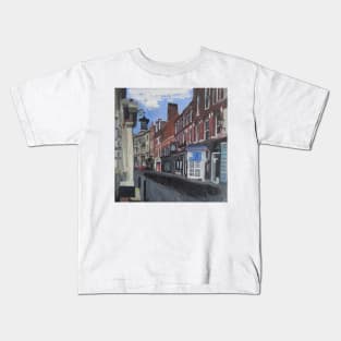 Hull Old Town, England Kids T-Shirt